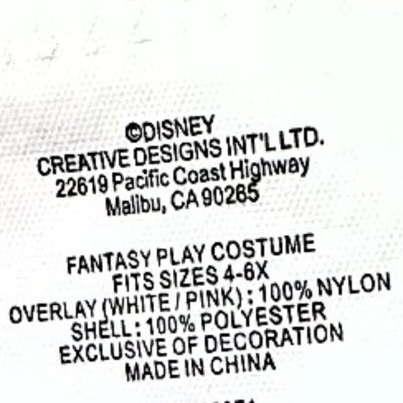 DISNEY SLEEPING BEAUTY AURORA COSTUME PRINCESS TIARA COSLAY EUC - Picture 14 of 14